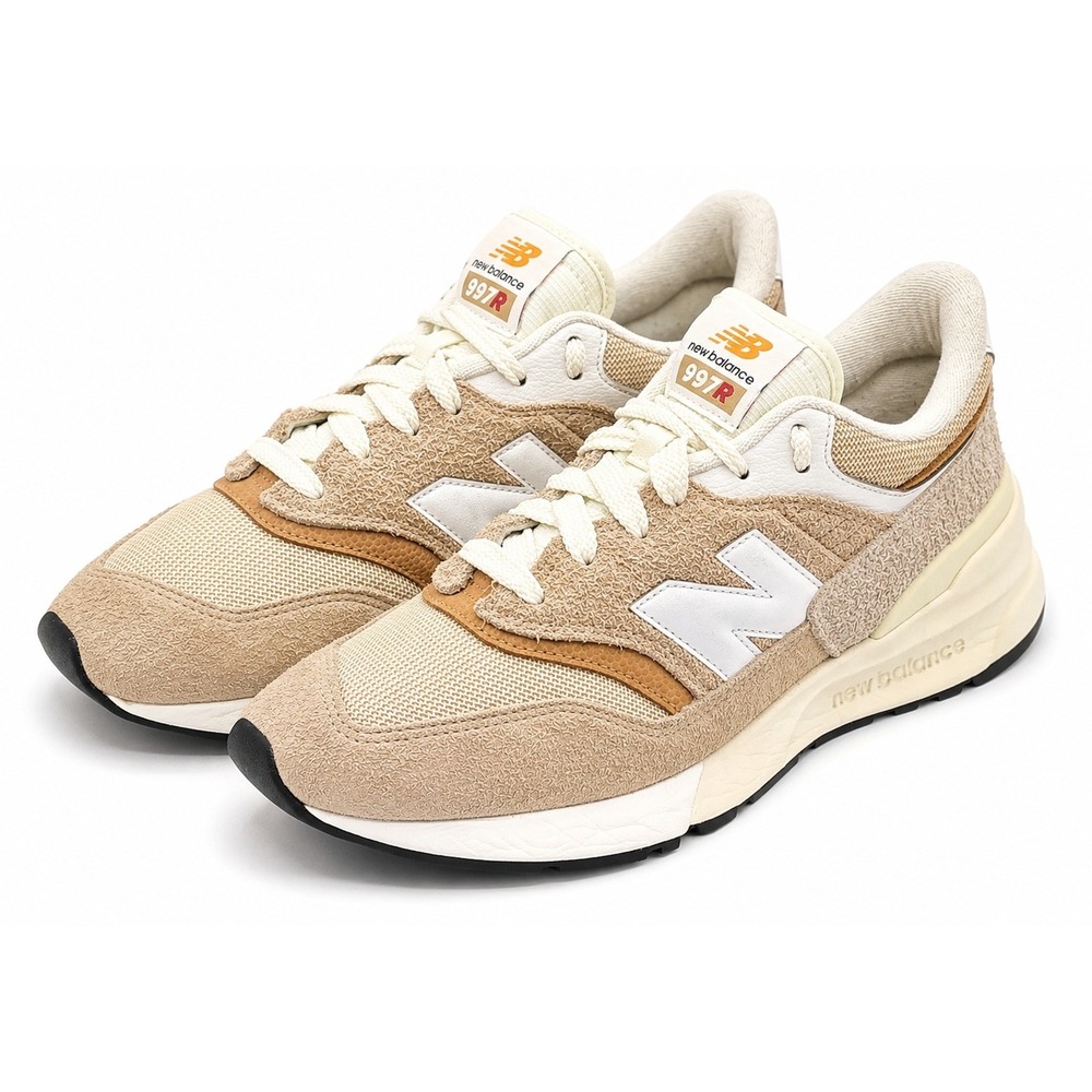 New Balance 997R Dolce Sandstone Mens 9 Womens 10.5 Tan Casual Sneakers U997RMB